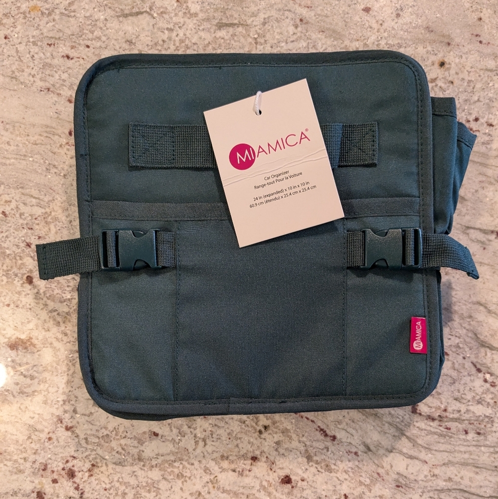 Car Organizer Trunk Compartment Keeper Green Vehicle Storage NWT Family Work